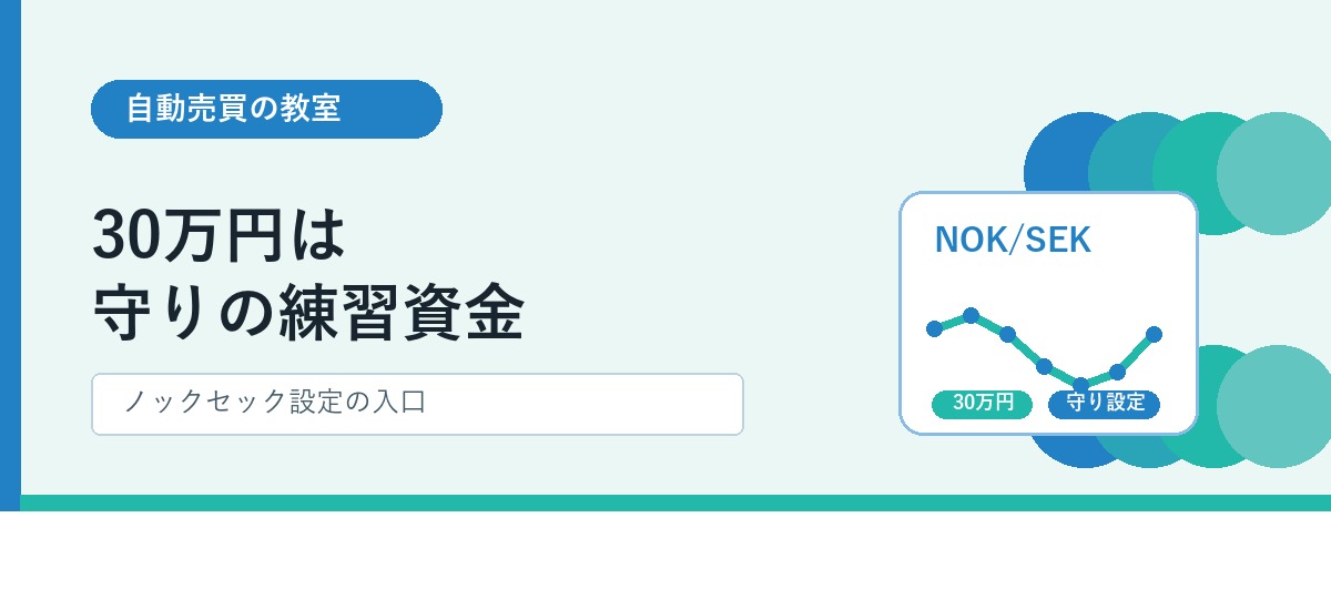 30万円は守りの練習資金